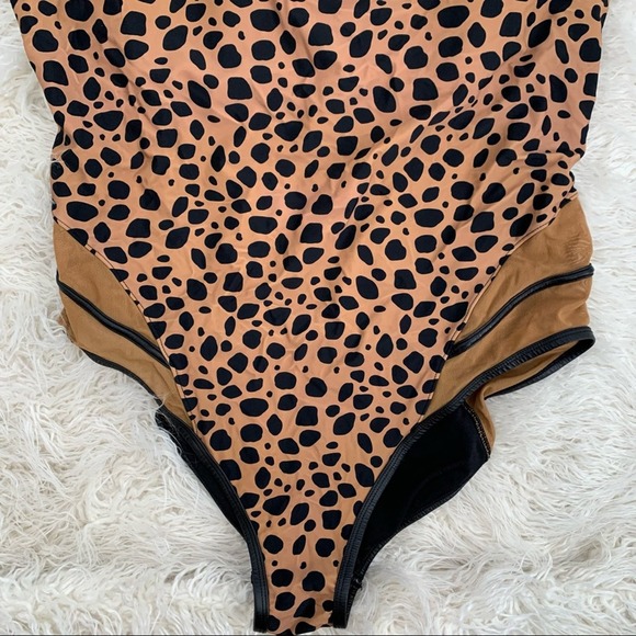 Gabifresh x Swimsuits for All Leopard Swimsuit One Piece Size 24 E/F - Picture 2 of 16